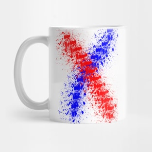 Blue Red Spot Mug